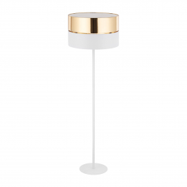 Lampa podłogowa HILTON WHITE/GOLD 5074