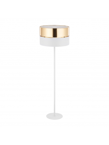 Lampa podłogowa HILTON WHITE/GOLD 5074