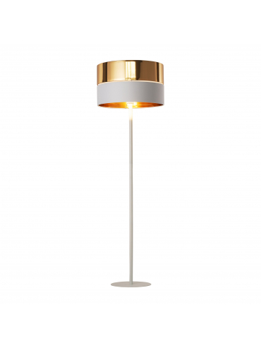 Lampa podłogowa HILTON WHITE/GOLD 5074
