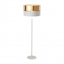 Lampa podłogowa HILTON WHITE/GOLD 5074