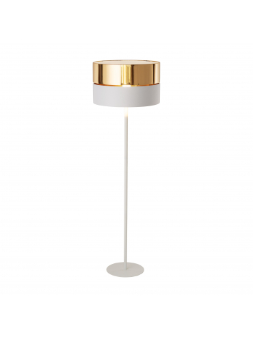 Lampa podłogowa HILTON WHITE/GOLD 5074