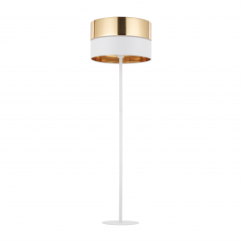 Lampa podłogowa HILTON WHITE/GOLD 5074