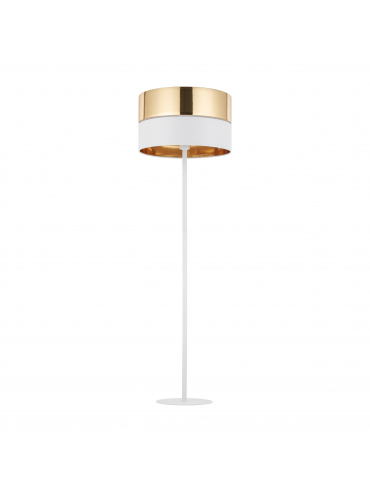 Lampa podłogowa HILTON WHITE/GOLD 5074