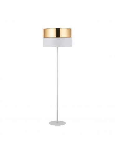Lampa podłogowa HILTON WHITE/GOLD 5074