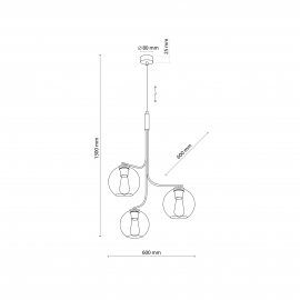 Lampa wisząca CESAR 5726