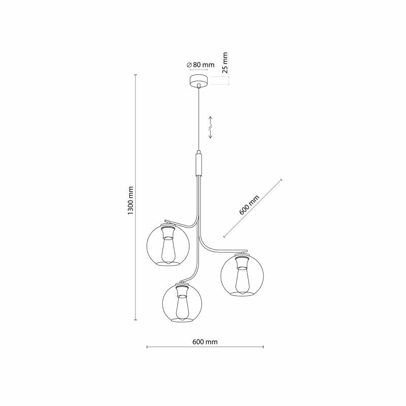 Lampa wisząca CESAR 5726