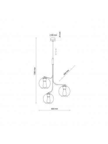 Lampa wisząca CESAR 5726