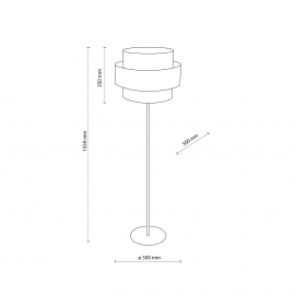 Lampa podłogowa CALISTO BLACK 5896