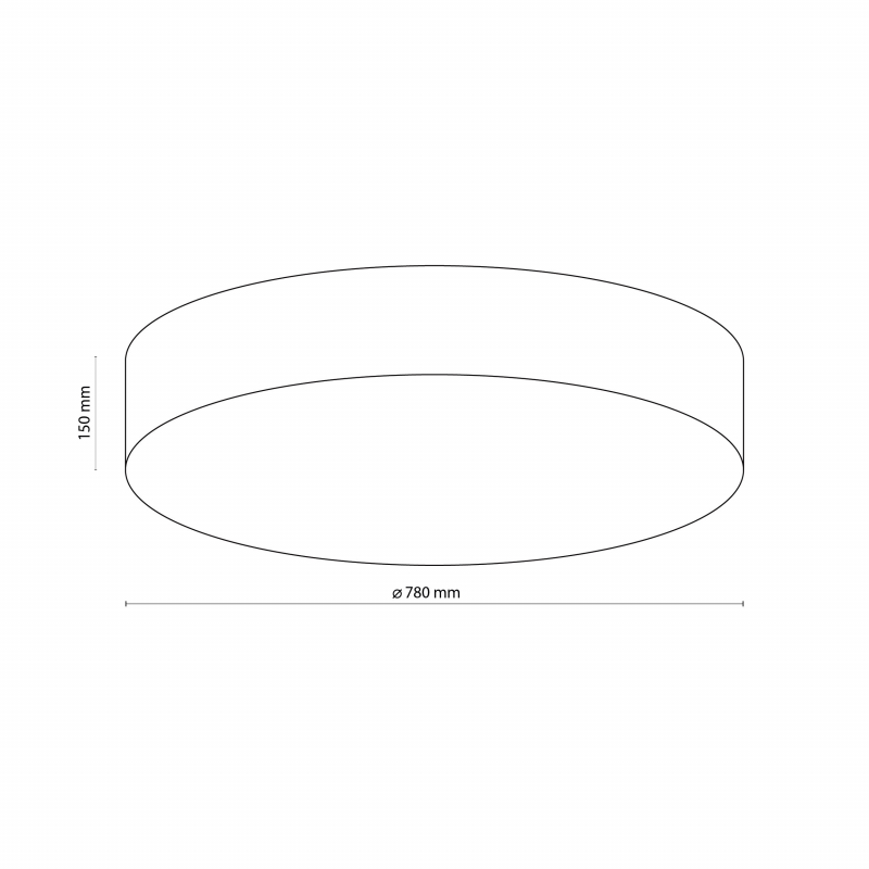 Lampa sufitowa RONDO LINEN 5638