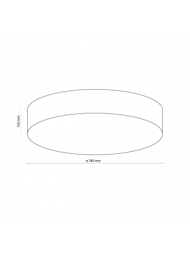 Lampa sufitowa RONDO LINEN 5638