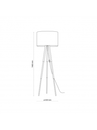 Lampa podłogowa TOKYO BLACK 5286
