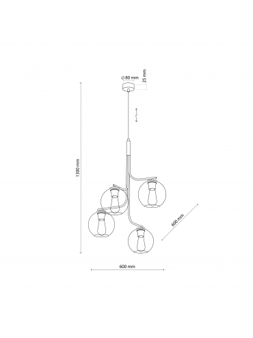 Lampa wisząca CESAR 5727