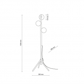 Lampa podłogowa ESTERA WOOD 5809