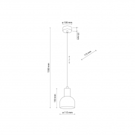 Lampa wisząca CAIRO 4894