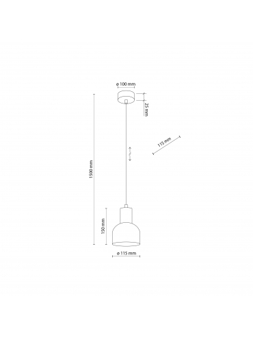 Lampa wisząca CAIRO 4894