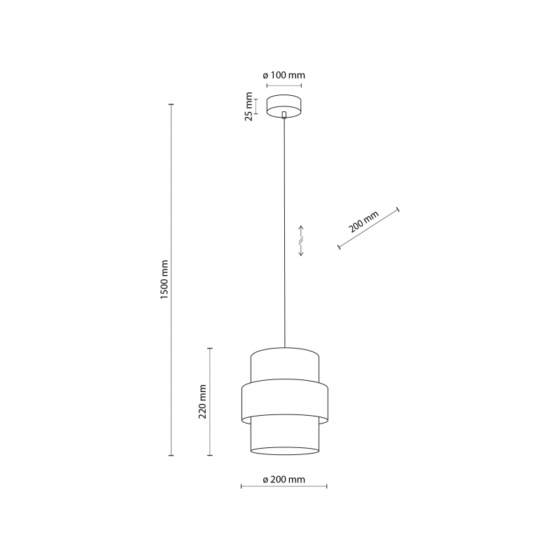 Lampa wisząca CALISTO WHITE 5094