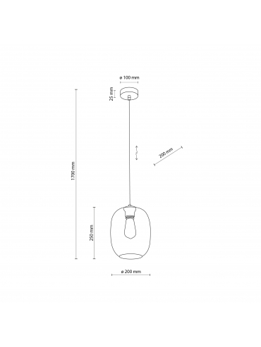Lampa wisząca ELIO GRAPHITE 5971