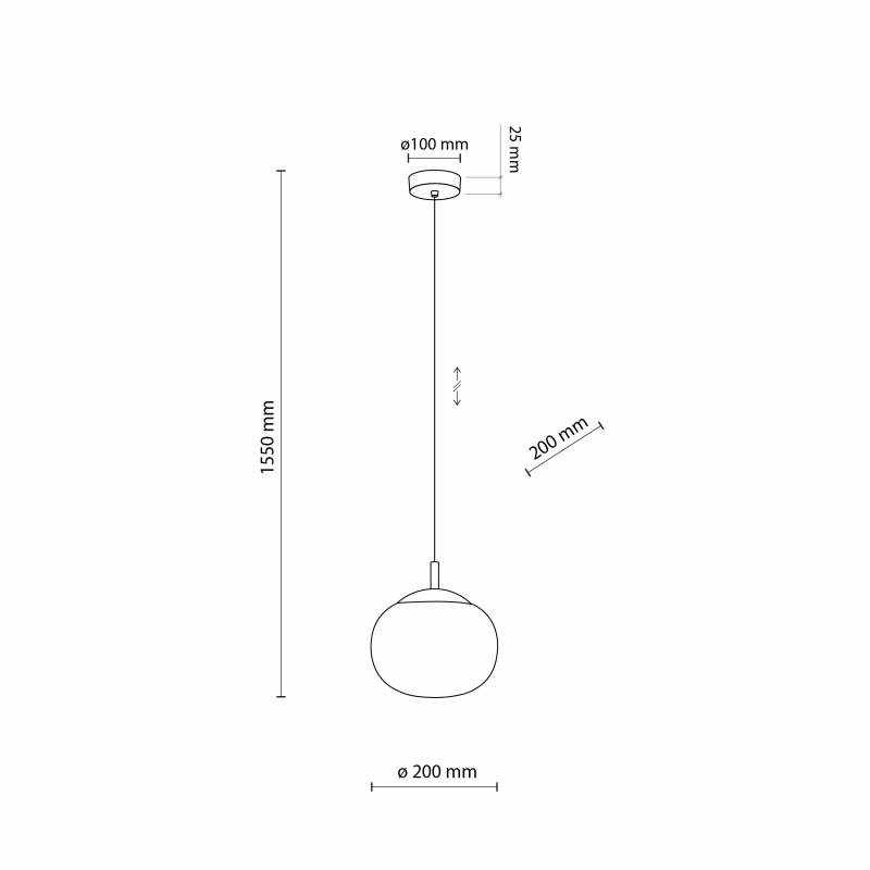 Lampa wisząca VIBE WHITE 5824