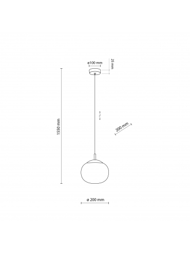 Lampa wisząca VIBE WHITE 5824