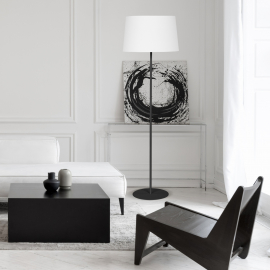 Lampa podłogowa MAJA BLACK/WHITE 5547