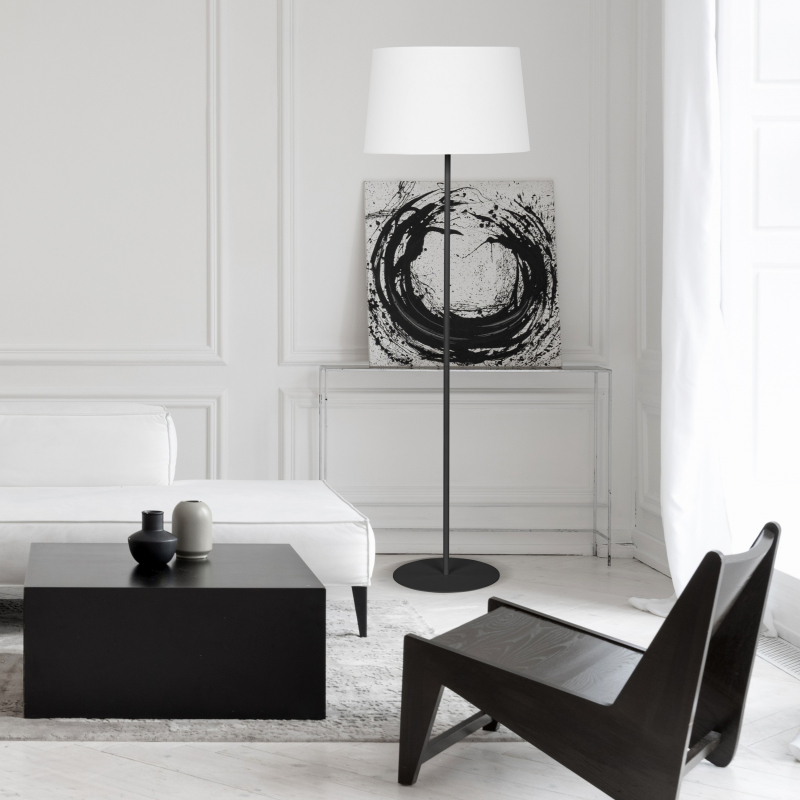 Lampa podłogowa MAJA BLACK/WHITE 5547