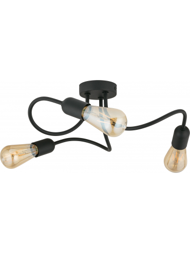 Lampa sufitowa WAVE BLACK 4407