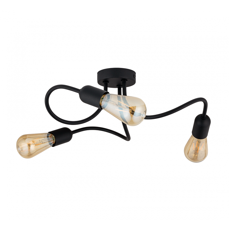 Lampa sufitowa WAVE BLACK 4407