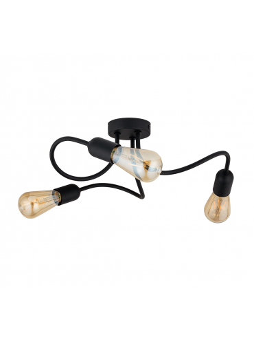 Lampa sufitowa WAVE BLACK 4407
