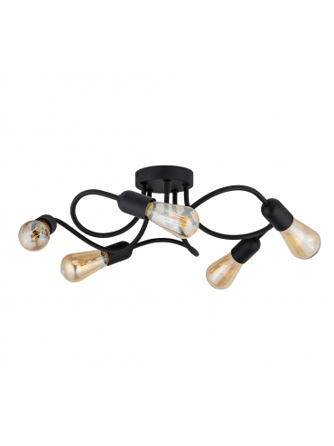 Lampa sufitowa WAVE BLACK 4408