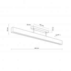 Lampa sufitowa TEO LED 6619