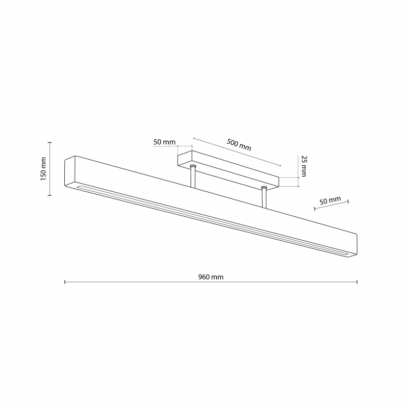 Lampa sufitowa TEO LED 6619