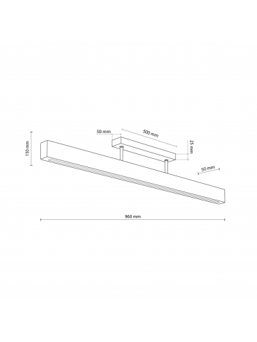 Lampa sufitowa TEO LED 6619