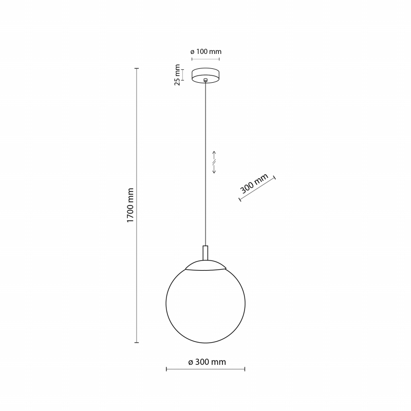 Lampa wisząca ESME WHITE 5670
