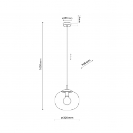 Lampa wisząca VIBE GRAPHITE 4837