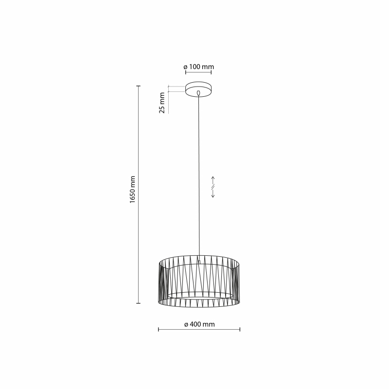 Lampa wisząca HARMONY NATURE 4562