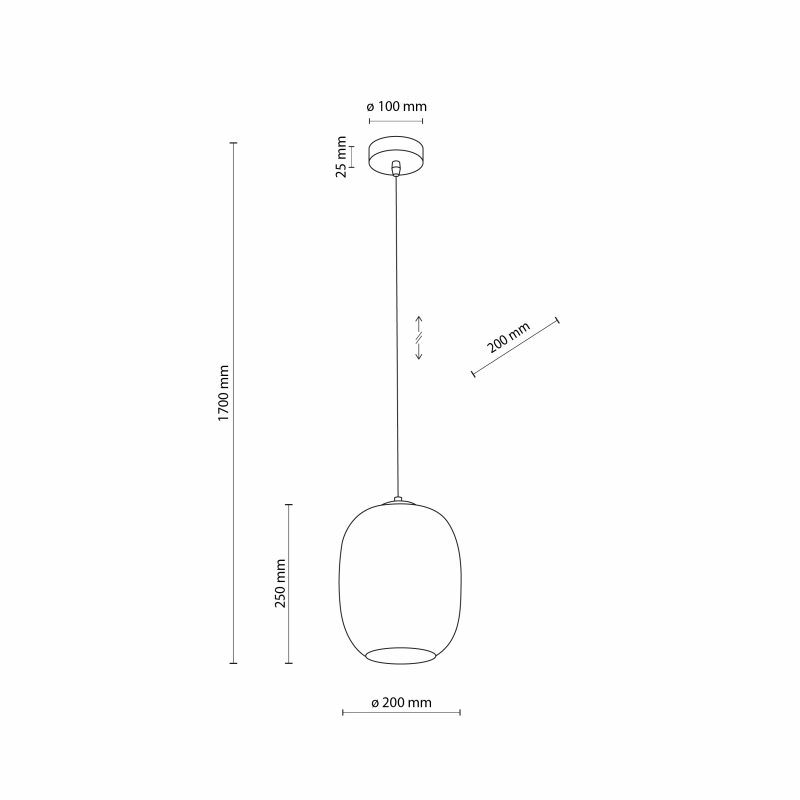 Lampa wisząca GLOW GOLD 4515
