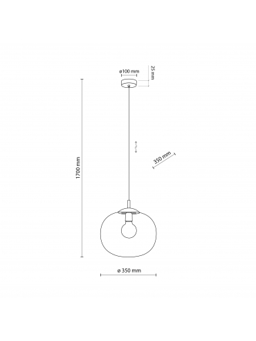 Lampa wisząca VIBE TRANSPARENT 4818