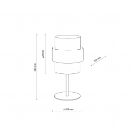 Lampa stołowa CALISTO WHITE 5893