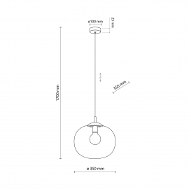 Lampa wisząca VIBE GRAPHITE 4972