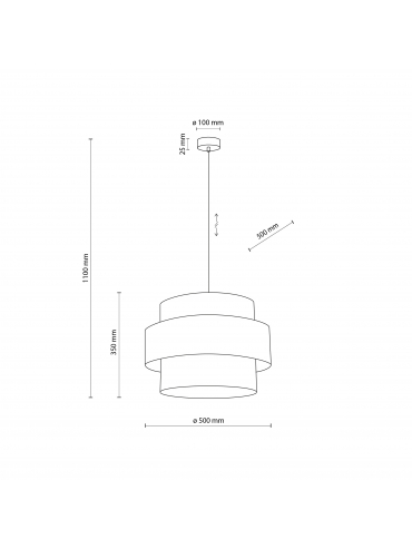 Lampa wisząca CALISTO JUTA 5402