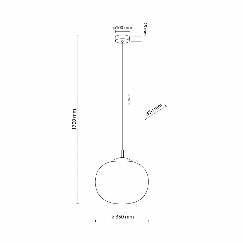 Lampa wisząca VIBE WHITE 4804