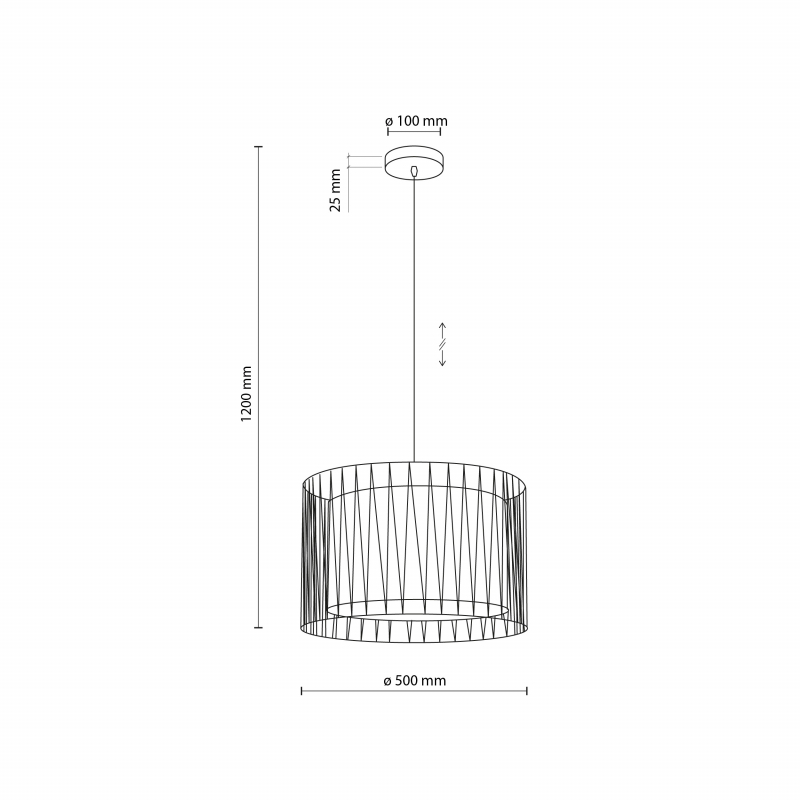Lampa wisząca HARMONY NATURE 4557