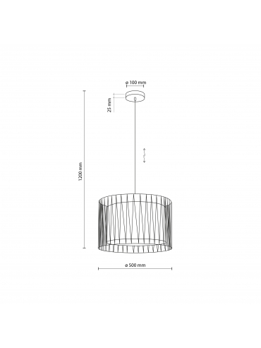 Lampa wisząca HARMONY NATURE 4557