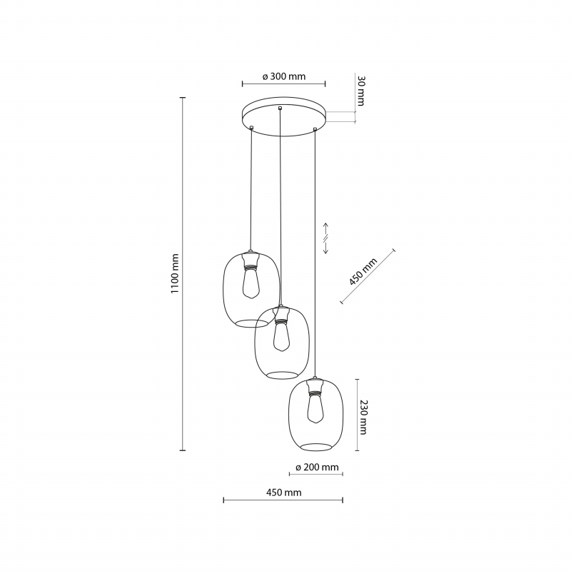 Lampa wisząca ELIO 5973