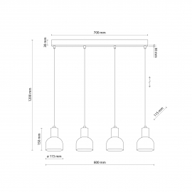 Lampa wisząca CAIRO 4896