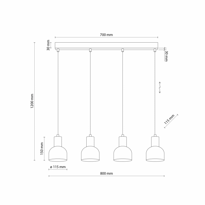 Lampa wisząca CAIRO 4896