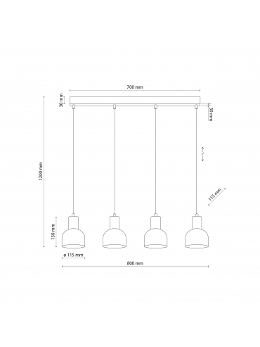 Lampa wisząca CAIRO 4896