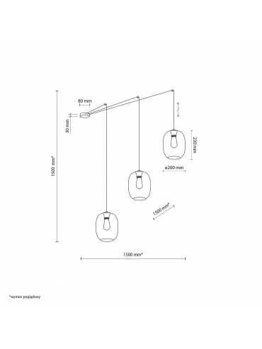 Lampa wisząca ELIO 5972