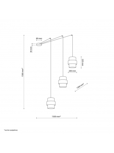 Lampa wisząca CALISTO WHITE 5975
