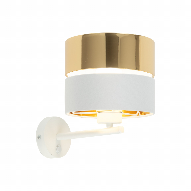 Kinkiet HILTON WHITE/GOLD 4770